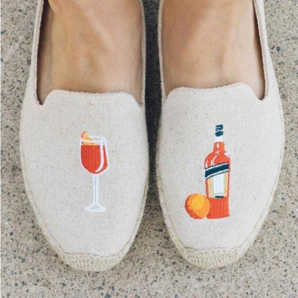 Soludos Aperol Spritz Espadrilles Size 7